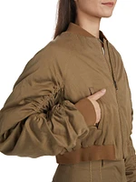 Talina Crop Bomber Jacket