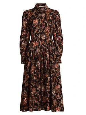 Celia Paisley Shirtdress