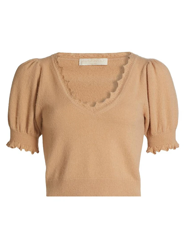 Polline Cashmere Crop Top