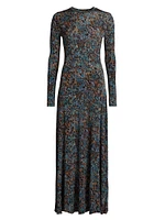 Amari Printed Jersey Maxi Dress