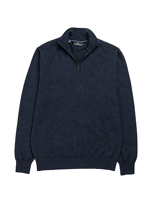 Calderwell Wool Quarter-Zip Sweater