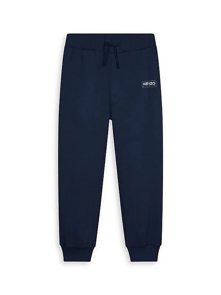 Little Boy's & Boy's Logo Fleece Joggers