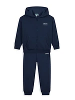 Little Boy's & Boy's Logo Fleece Joggers