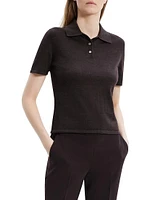 Slim Wool Polo Shirt