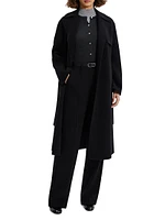 Long Wrap Trench Coat