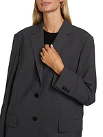 Wool Single-Breasted Sport Jacket