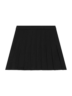 Pleated Mini Skirt