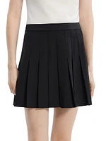 Pleated Mini Skirt