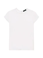 Cap Sleeve Silk T-Shirt