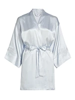 Reine Satin Wrap Robe