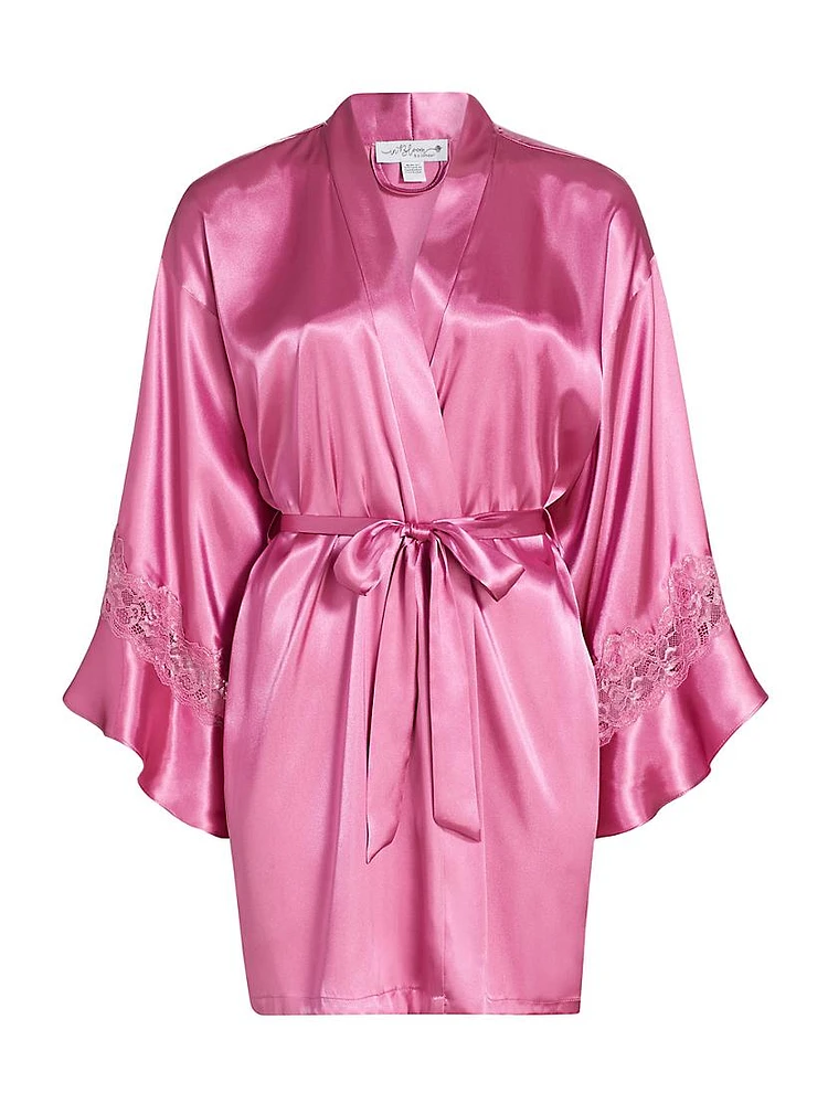 Joelle Satin Wrap Robe