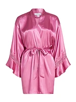 Joelle Satin Wrap Robe