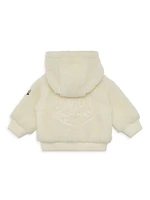 Baby Boy's & Little Teddy Fleece Zip-Up Hoodie Sweater