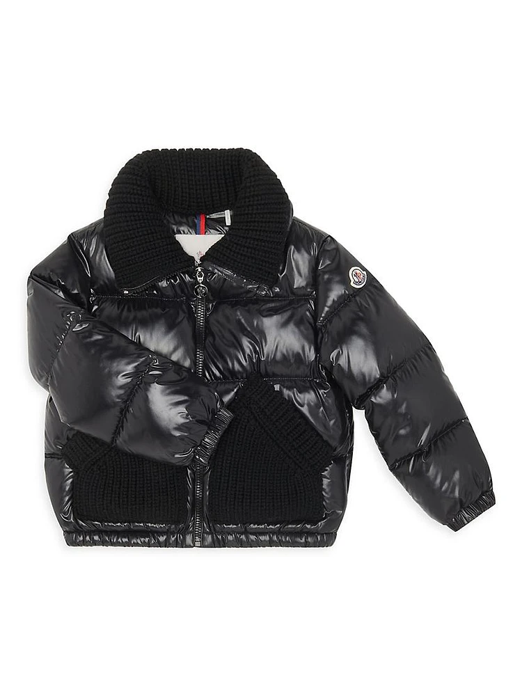 Little Girl's & Aigues Nylon Down Jacket