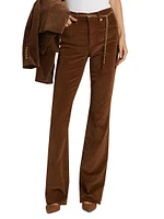 Cameron Corduroy Boot-Cut Pants