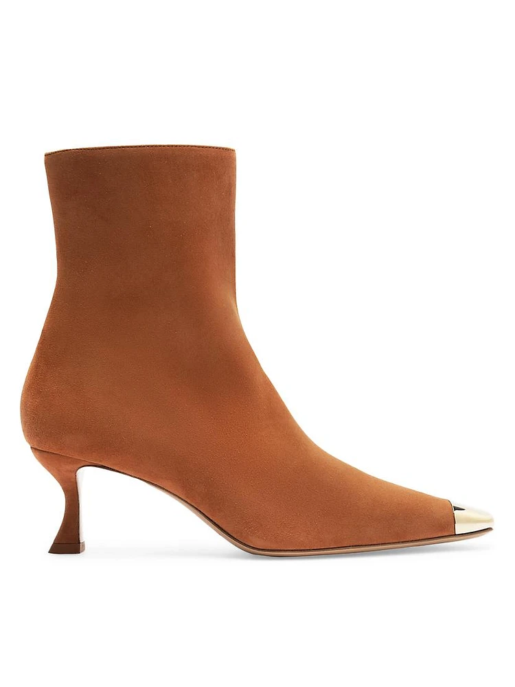 Olivia Retro 60MM Suede Ankle Boots