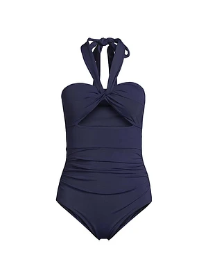 Ella Convertible Twist Front One-Piece Swimsuit