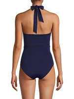 Ella Convertible Twist Front One-Piece Swimsuit