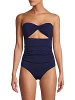 Ella Convertible Twist Front One-Piece Swimsuit