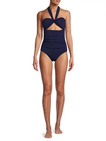 Ella Convertible Twist Front One-Piece Swimsuit