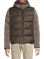 Casciano Fur-Trimmed Down Jacket