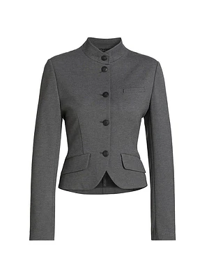 Slade Cropped Ponte Blazer