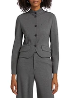 Slade Cropped Ponte Blazer