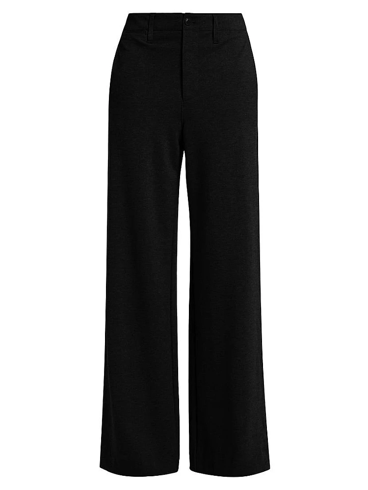 Sofie Ponte Wide-Leg Pants