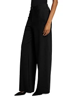 Sofie Ponte Wide-Leg Pants