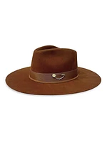 Beech Wool Flat-Brimmed Fedora