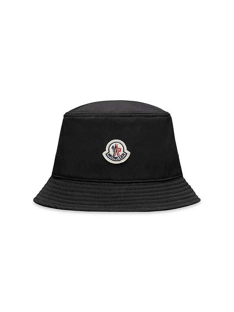 Bucket Hat with Logo Patch