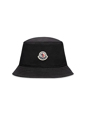 Bucket Hat with Logo Patch