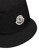 Bucket Hat with Logo Patch