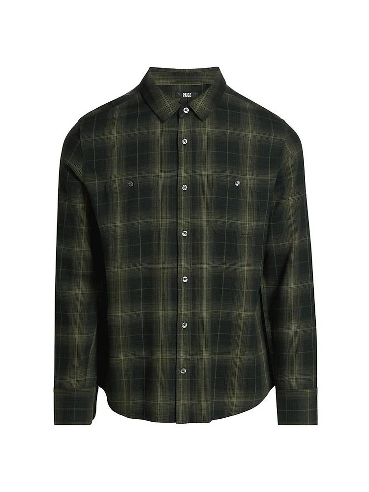 Everett Windowpane Plaid Shirt