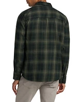 Everett Windowpane Plaid Shirt