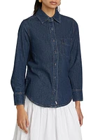 Denim Long-Sleeve Shirt