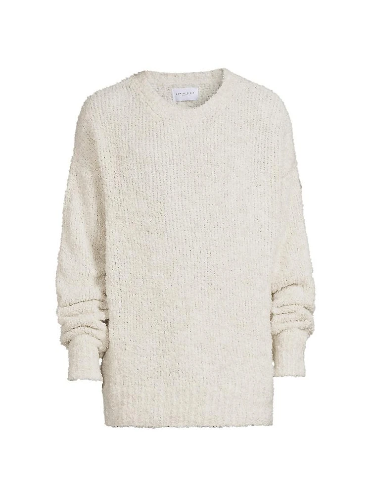 Boucle Crewneck Sweater