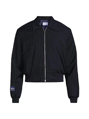 Wool-Blend Full-Zip Jacket