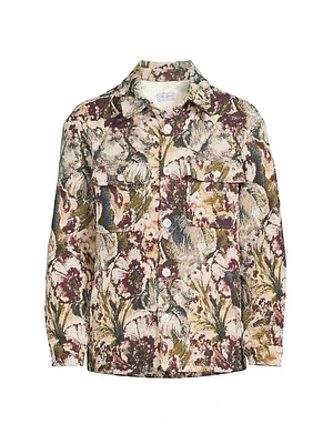 Landscape Print Overshirt