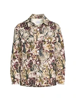 Landscape Print Overshirt