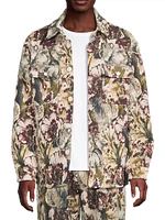 Landscape Print Overshirt