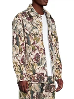 Landscape Print Overshirt