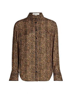 The Standard Leopard-Print Silk Shirt