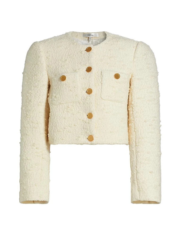 Bouclé Crop Jacket