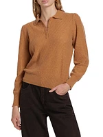 Scallop Polo Sweater