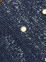 Denim Bouclé Tailored Jacket