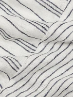 Striped Linen Crewneck T-Shirt