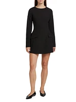 Thessaly Long-Sleeve Minidress