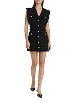Sylvia Fringed Tweed Minidress