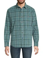 Coastline Cord Lagoon Check Shirt